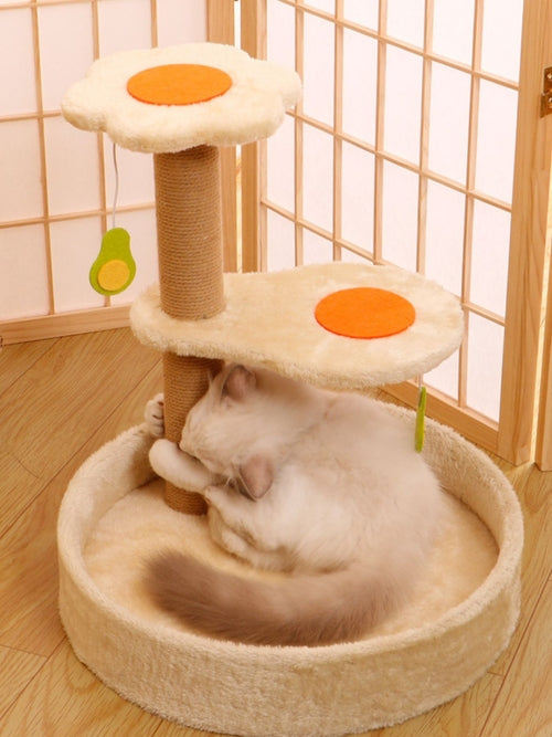 ScratchNest Cat Bed & Scratching Post