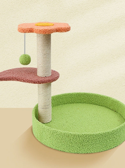 ScratchNest Cat Bed & Scratching Post