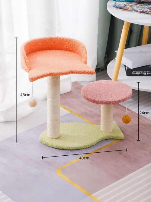 ScratchNest Cat Bed & Scratching Post