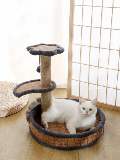 ScratchNest Cat Bed & Scratching Post