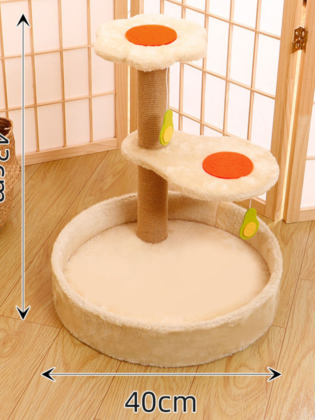 ScratchNest Cat Bed & Scratching Post