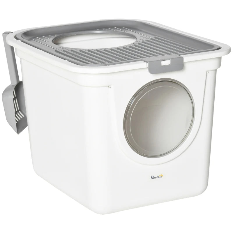 EasyClean Enclosed Cat Litter Box