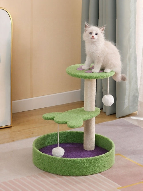 ScratchNest Cat Bed & Scratching Post