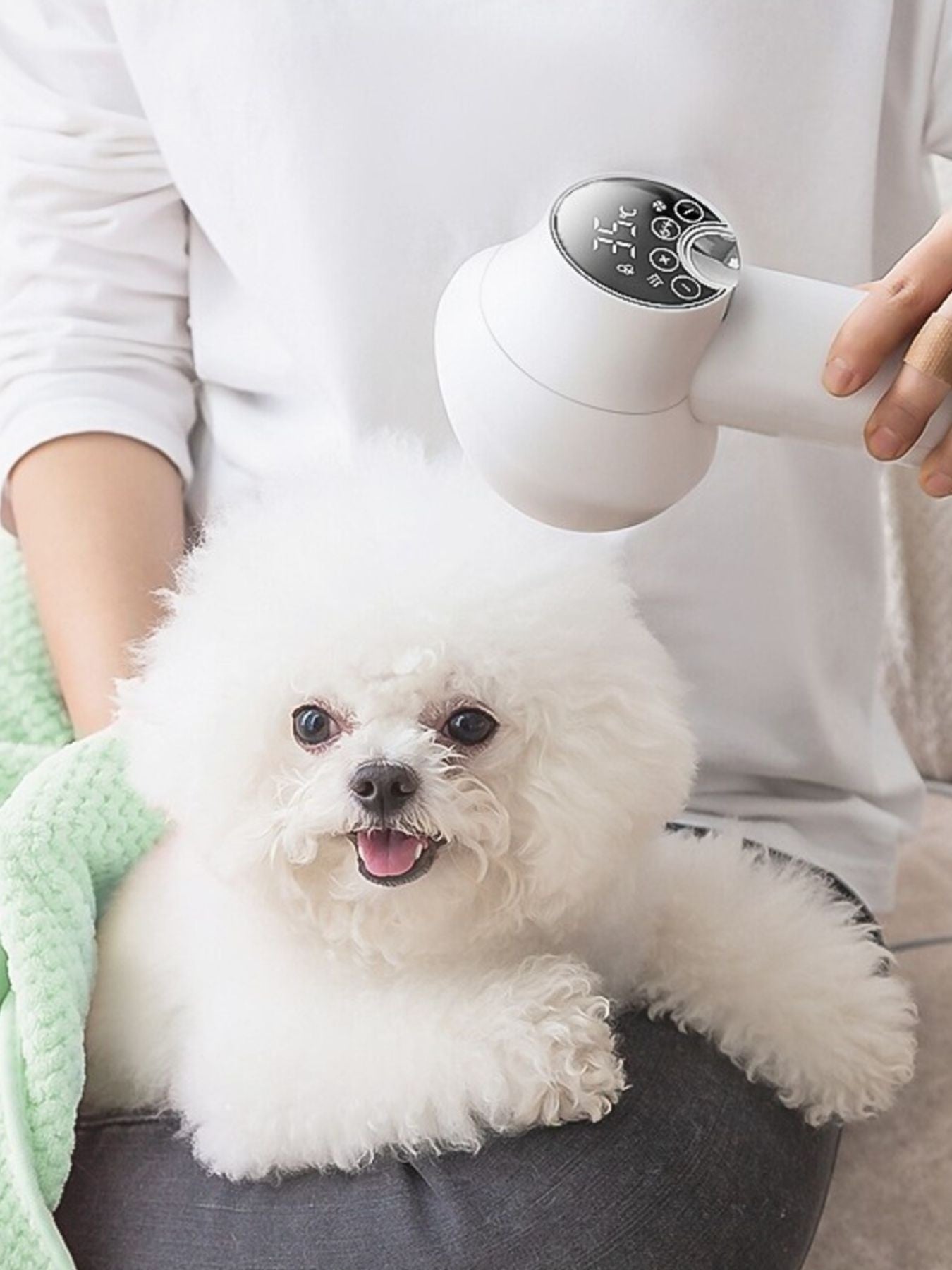 QuietGroom Pet Dryer Brush
