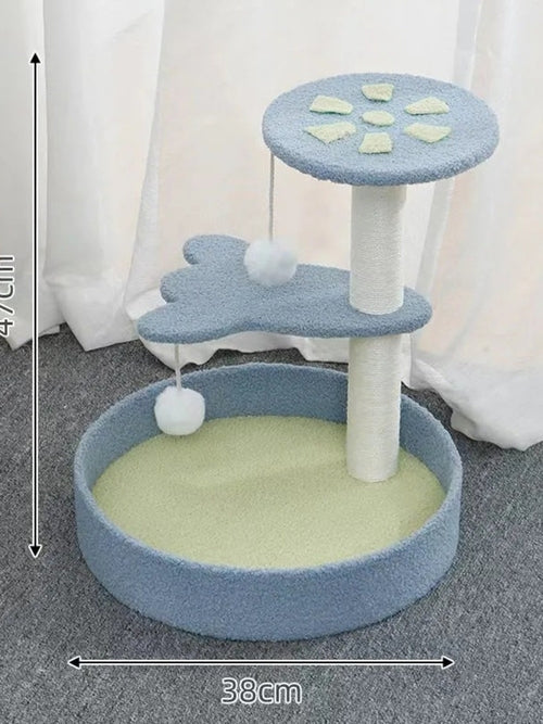ScratchNest Cat Bed & Scratching Post