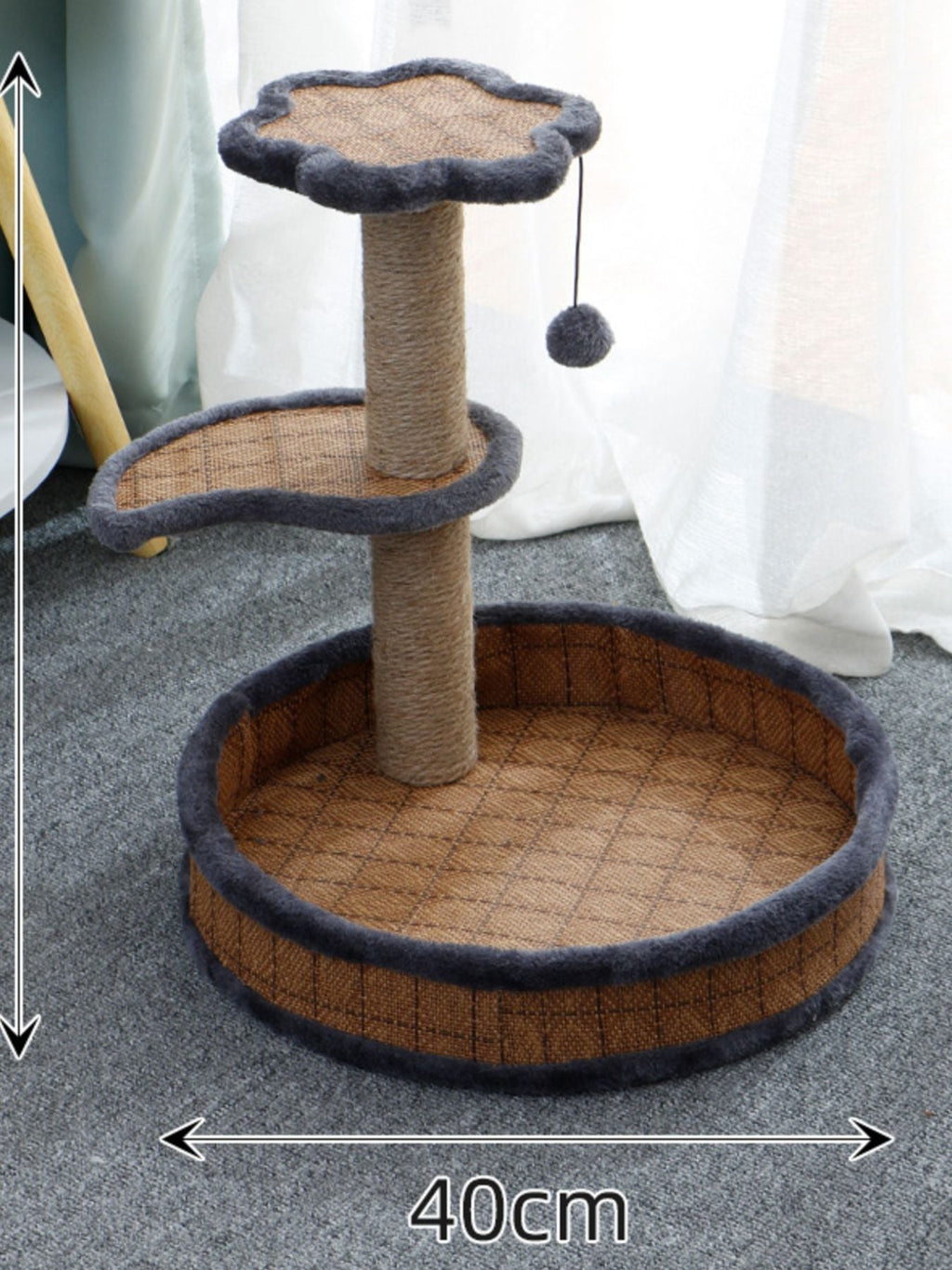 ScratchNest Cat Bed & Scratching Post