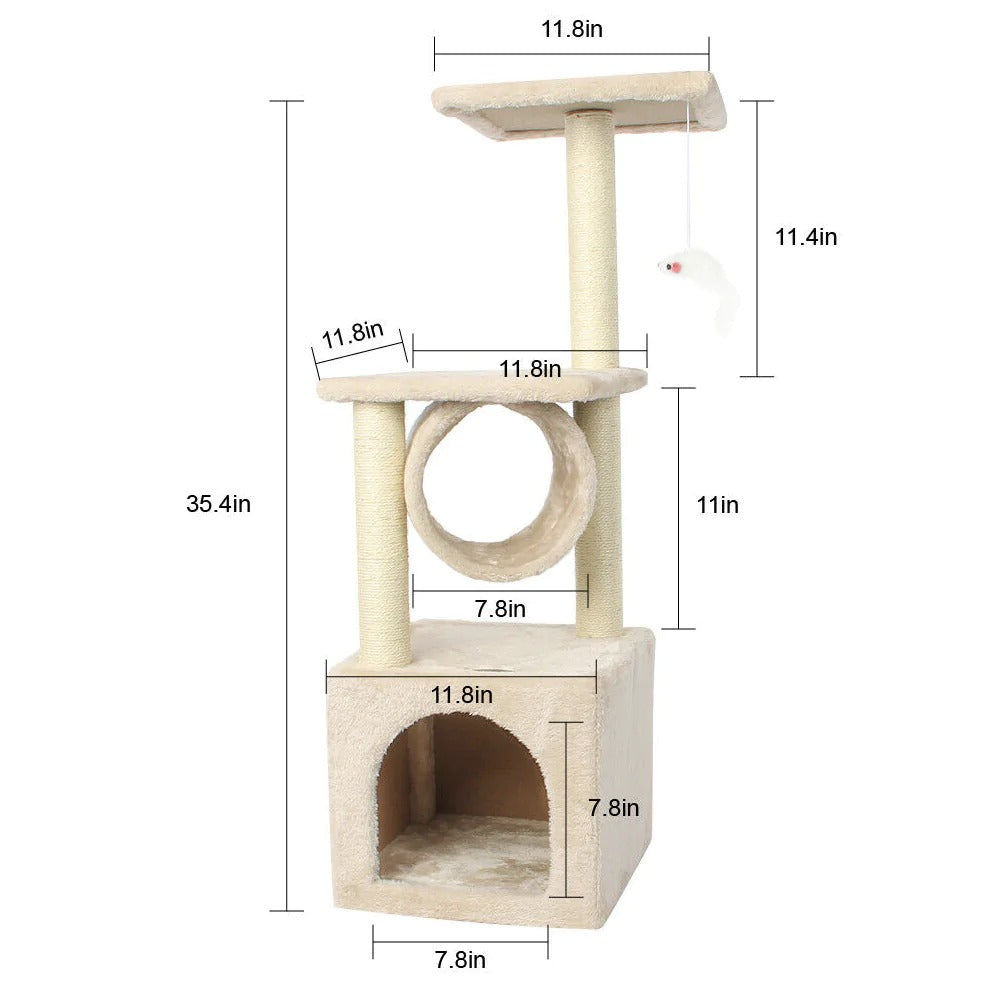 ClimbNest Cat Tree Tower