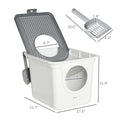 EasyClean Enclosed Cat Litter Box