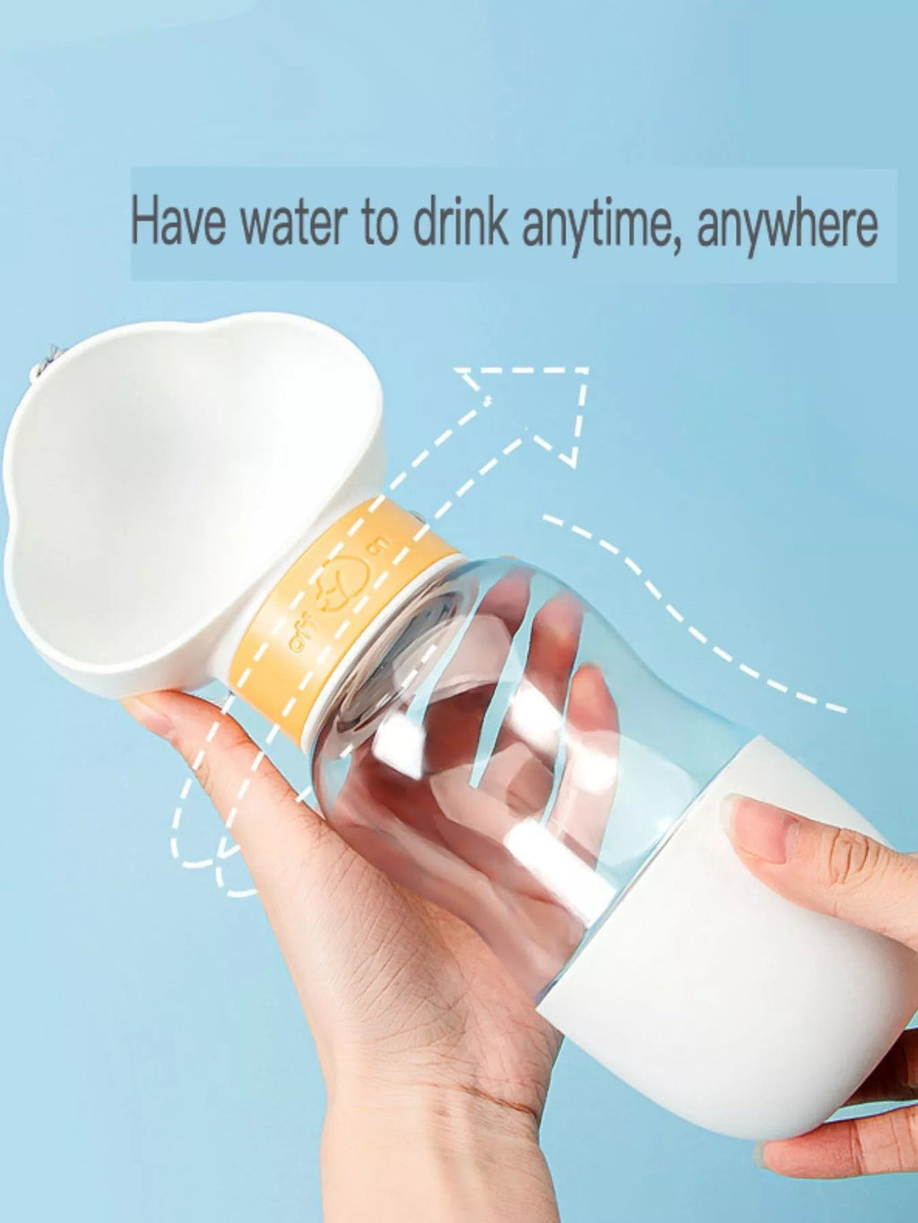 DuoSip Portable Pet Travel Bottle